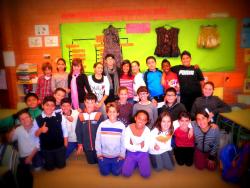 Charla de Celia Vela en la comunidad educativa L'Amistat